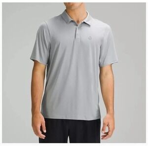 Lululemon Snap Front Performance Short Sleeve Polo Shirt Men's